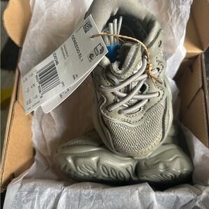 Adidas Gray Chunky Sneakers with Knit Upper